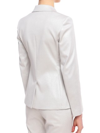 Серый пиджак MAX MARA: фото 4 - Invogue